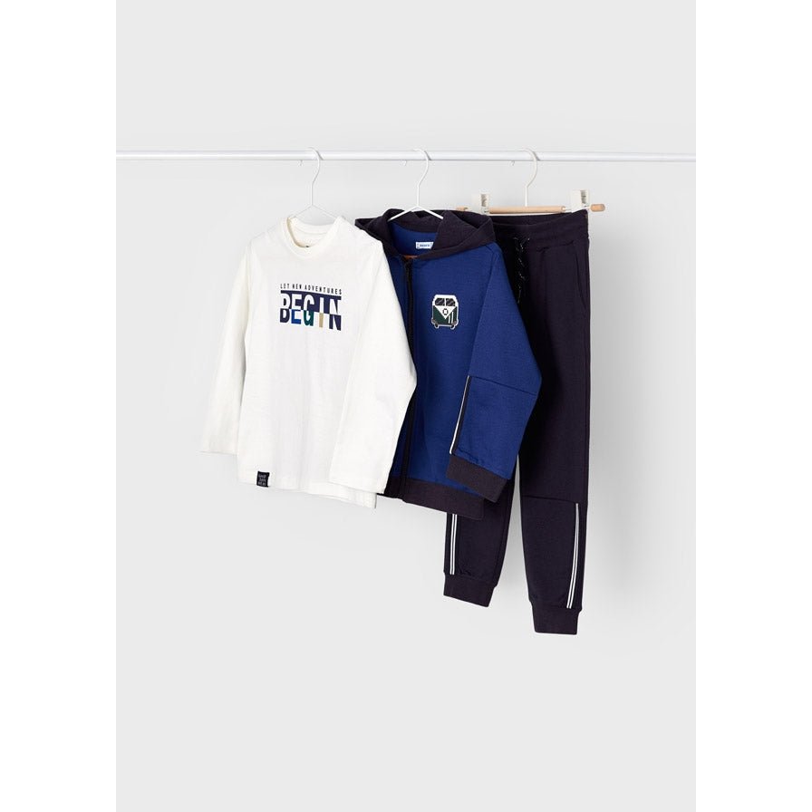 Mayoral Mini Tracksuit & Shirt _Cobalt 4845 - 21 - NorthBoys