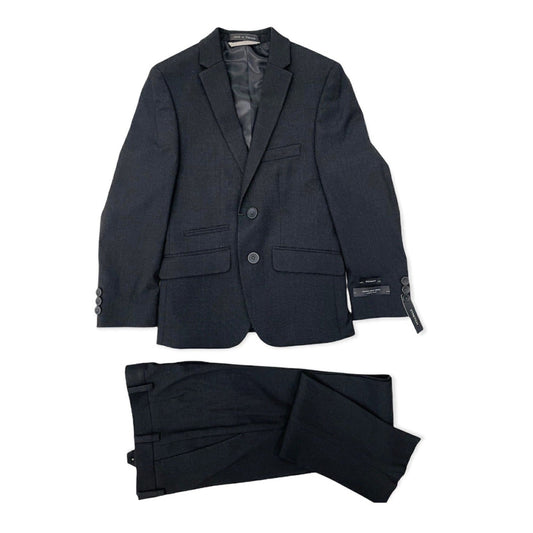 Marc New York Boys Husky Black Neat Suit