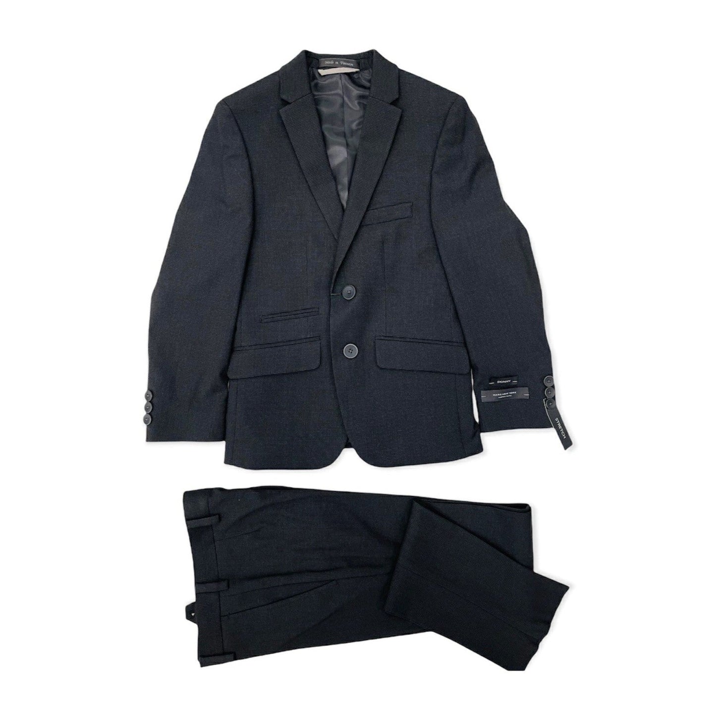 Marc New York Boys Black Neat Suit