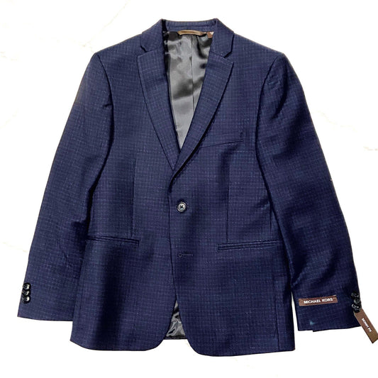 Michael Kors Skinny Fit Navy Wool Sports Jacket Sports Jackets Michael Kors 