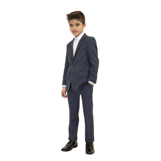 Appaman Boys 2pc Stretch Mod Crown Blue Suit _B8SSU1