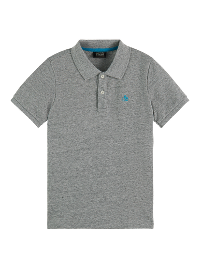 Scotch & Soda Boys S/S Polo _Grey 171190-0606
