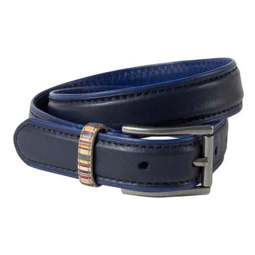 Paul Smith Jr Lamar Belt 182 Belt Paul Smith Jr Navy 12-Aug 