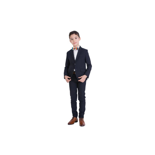 Paul Smith Jr Perfect Navy Wool Slim Suit Suits (Boys) Paul Smith Jr 