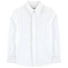 Paul Smith Jr SIR Slim Fit Tuxedo Dress Shirt 182 Dress Shirts Paul Smith Jr White 16S 