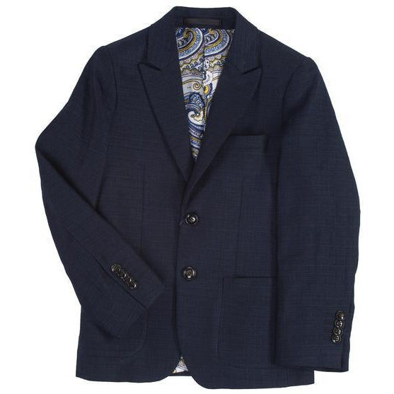 Slim Fit Navy Blazer Sports Jackets Isaac Mizrahi 