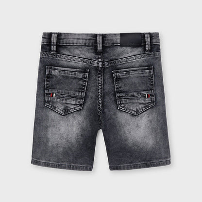 Mayoral Mini Boys Denim Shorts -grey