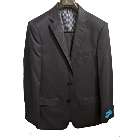 T.O. Collection Boys Slim Fit Navy Suit 7002-2S Suits (Boys) T.O. Collection 