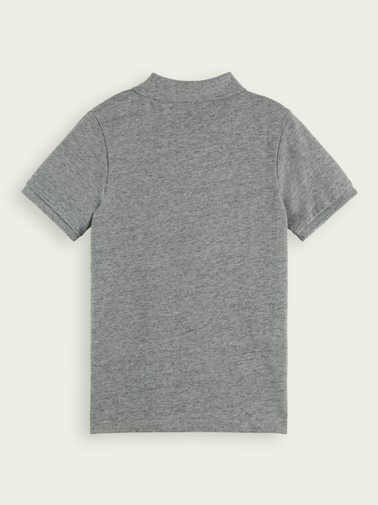 Scotch & Soda Boys S/S Polo _Grey 171190-0606