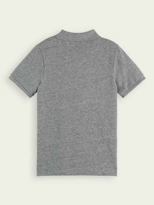Scotch & Soda Boys S/S Polo _Grey 171190-0606